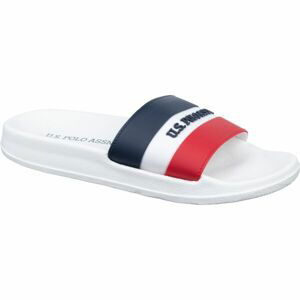 U.S. POLO ASSN. GAVIO002 FLAG Pánske šľapky, biela, veľkosť 46