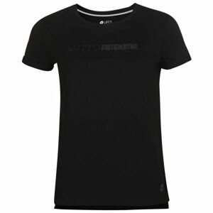 Lotto DINAMICO W VII TEE 1 JS Dámske tričko, čierna, veľkosť L