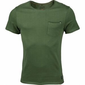 BLEND T-SHIRT S/S Pánske tričko, tmavo zelená, veľkosť XL