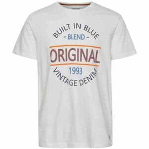 BLEND T-SHIRT S/S Pánske tričko, biela, veľkosť XL
