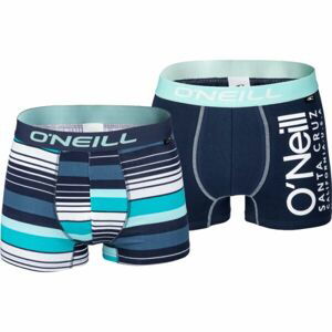 O'Neill MEN BOXER STRIPES PLAIN 2-PACK Pánske boxerky, modrá, veľkosť 2XL