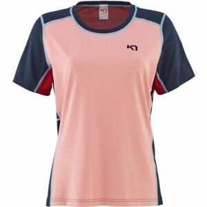 KARI TRAA SANNE HIKING TEE Športové  dámske tričko, ružová, veľkosť L