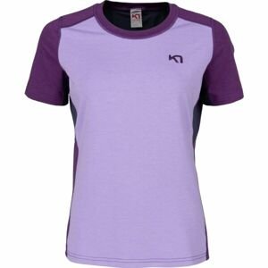 KARI TRAA SANNE HIKING TEE Športové  dámske tričko, fialová, veľkosť L