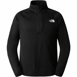 The North Face M CANYONLANDS 1/2 ZIP Pánska flísová mikina, čierna, veľkosť XXL