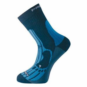 Progress MERINO Turistické ponožky s merinom, tmavo modrá, veľkosť 6-8
