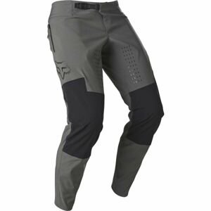 Fox DEFEND Pánske nohavice na bicykel, tmavo sivá, veľkosť 34