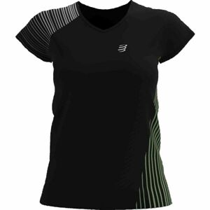 Compressport PERFORMANCE SS TSHIRT Dámske bežecké tričko, čierna, veľkosť M