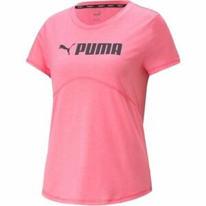 Puma FIT HEATHER TEE Dámske tričko, ružová, veľkosť L