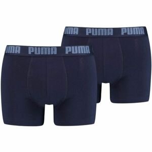 Puma BASIC BOXER 2P Pánske boxerky, tmavo modrá, veľkosť L