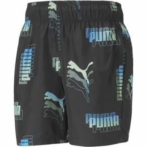 Puma PUMA POWER SUMMER AOP SHORTS Pánske šortky, čierna, veľkosť