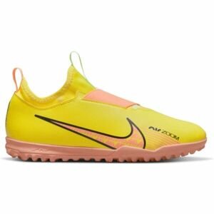 Nike JR ZOOM MERCURIAL VAPOR 15 ACADEMY TF Detské turfy, žltá, veľkosť 32