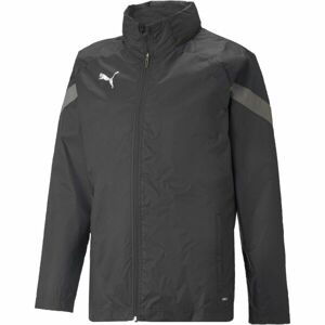 Puma TEAMFINAL ALL WEATHER JACKET Pánska futbalová mikina, čierna, veľkosť XXXL