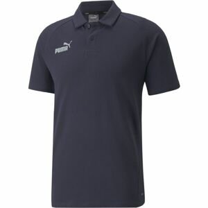 Puma TEAMFINAL CASUALS POLO Pánske tričko, tmavo modrá, veľkosť L