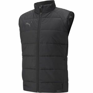 Puma TEAM LIGA VEST JACKET Futbalová bunda, čierna, veľkosť S