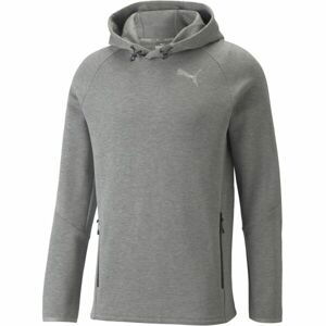 Puma EVOSTRIPE HOODIE Športová mikina, sivá, veľkosť XXXL