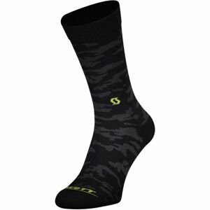 Scott TRAIL CAMO CREW Ponožky, čierna, veľkosť 39-41