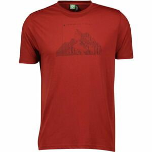 Scott DEFINED DRI SS Pánske tričko, červená, veľkosť L