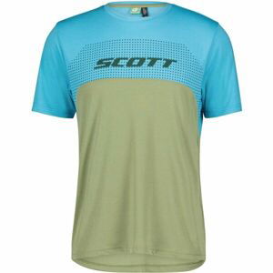 Scott Pánske cyklistické tričko Cyklistický dres, svetlo zelená, veľkosť L