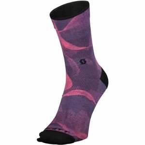 Scott TRAIL VERTIC CREW W Dámske ponožky, fialová, veľkosť 39-41
