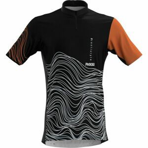 Rosti CURVE Pánsky cyklistický dres, čierna, veľkosť XXXXXL