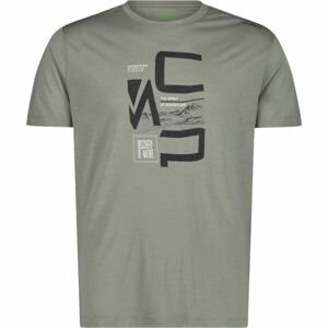 CMP T-SHIRT Pánske tričko, tmavo sivá, veľkosť XL