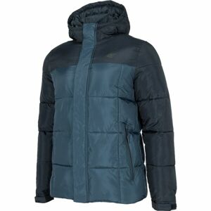 4F DOWN JACKET MEN´S Pánska páperová bunda, tmavo modrá, veľkosť M