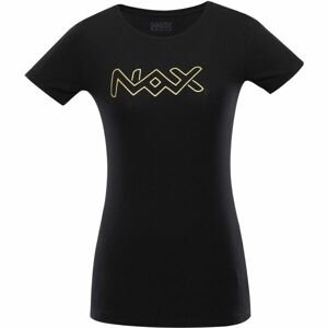 NAX RIVA Dámske bavlnené tričko, čierna, veľkosť XXL