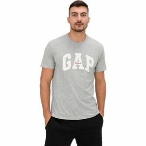 GAP V-LOGO ORIG ARCH Pánske tričko, sivá, veľkosť S