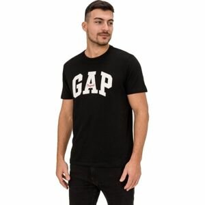 GAP V-LOGO ORIG ARCH Pánske tričko, čierna, veľkosť M