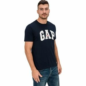 GAP V-LOGO ORIG ARCH Pánske tričko, tmavo modrá, veľkosť M