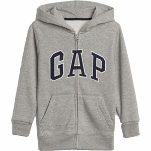 GAP V-NEW FZ GAP ARCH HOOD Chlapčenská mikina, sivá, veľkosť S