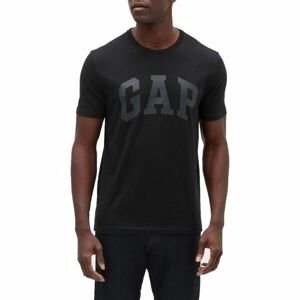 GAP V-BASIC LOGO T Pánske tričko, čierna, veľkosť L