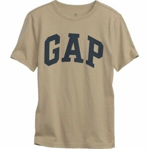 GAP V-FRC BASIC LOGO ARCH TEE Chlapčenské tričko, béžová, veľkosť XS