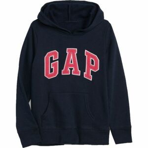 GAP LOGO HOOD Dievčenská mikina, tmavo modrá, veľkosť M