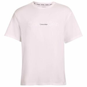 Calvin Klein EMB ICON LOUNGE-S/S CREW NECK Pánske tričko, biela, veľkosť S