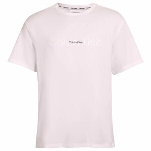 Calvin Klein EMB ICON LOUNGE-S/S CREW NECK Pánske tričko, biela, veľkosť