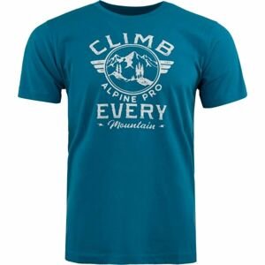 ALPINE PRO MODEN Pánske tričko, modrá, veľkosť