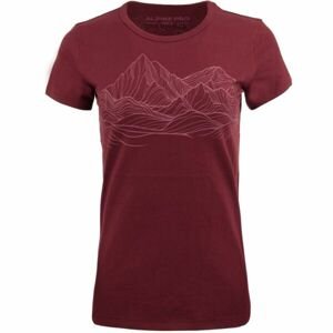 ALPINE PRO EDWA Dámske tričko, ružová, veľkosť M