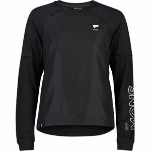 MONS ROYALE TARN MERINO SHIFT WIND W Dámske technické cyklo tričko, čierna, veľkosť L