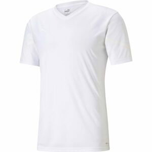 Puma TEAMFLASH JERSEY Pánske športové tričko, biela, veľkosť L