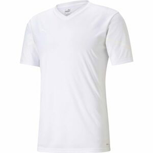 Puma TEAMFLASH JERSEY Pánske športové tričko, biela, veľkosť M