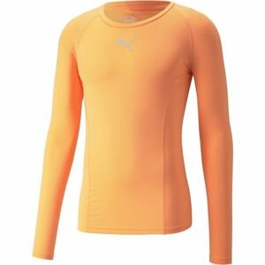 Puma LIGA BASELAYER TEE LS Pánske funkčné tričko, oranžová, veľkosť L