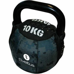 SVELTUS SOFT KETTLEBELL 10 KG Kettlebell, čierna, veľkosť