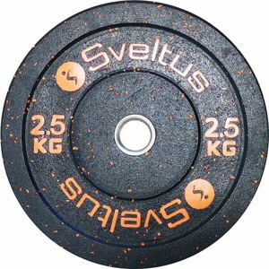 SVELTUS OLYMPIC DISC BUMPER 2.5 kg x 50 mm Nakladací kotúč, čierna, veľkosť 2,5 KG