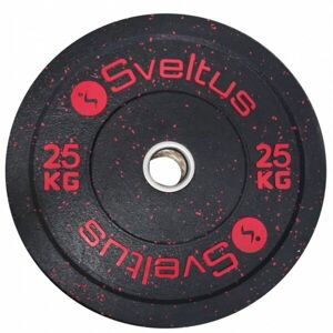 SVELTUS OLYMPIC DISC BUMPER 25 kg x 50 mm Nakladací kotúč, čierna, veľkosť 25 KG