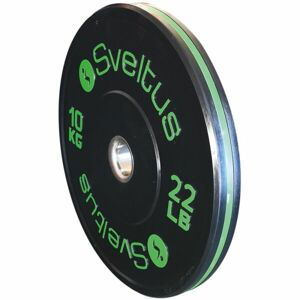 SVELTUS TRAINING OLYMPIC DISC 10 kg x 50 mm Nakladací kotúč, čierna, veľkosť 10 KG