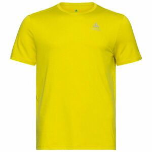 Odlo RUN EASY 365 T-SHIRT CREW NECK SS Pánske bežecké tričko, žltá, veľkosť XXXL