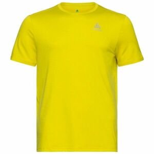 Odlo RUN EASY 365 T-SHIRT CREW NECK SS Pánske bežecké tričko, žltá, veľkosť XL