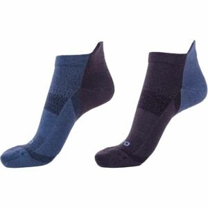 Runto RUN SOCKS  2P 2 páry športových ponožiek s antibakteriálnou úpravou, tmavo sivá, veľkosť 35 - 38