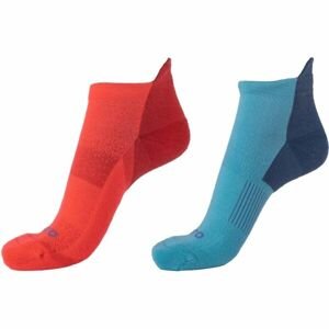 Runto RUN SOCKS W 2P 2 páry športových ponožiek s antibakteriálnou úpravou, oranžová, veľkosť 39 - 42